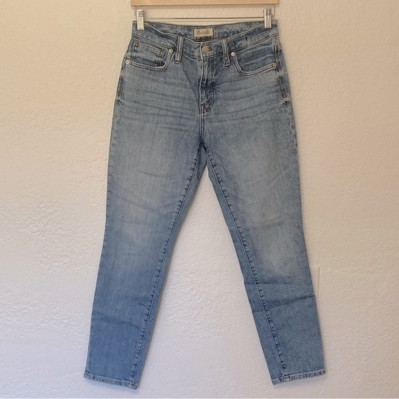 Madewell Denim - Madewell 9” High-Rise Skinny Light Wash Denim Jeans, Size 28